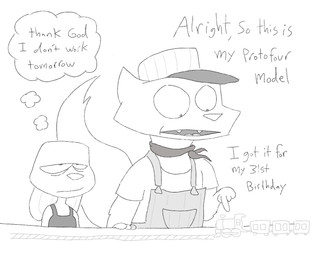 anthro ascot bored bottomwear clothed clothing dialogue duo fangs female fur gesture hand_gesture hat headgear headwear male male/female open_mouth overalls pants pointing pointing_at_object railway_track sharp_teeth shirt simple_background t-shirt tail tank_top teeth text thought_bubble topwear toy train vehicle white_body rumcoat disney zootopia judy_hopps nick_wilde canid canine fox lagomorph leporid mammal rabbit red_fox true_fox digital_media_(artwork) english_text handwritten_text