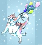 animal_ear_balloon balloon balloon_support hanging_from_balloon holding_balloon holding_object inflatable inflatable_support obese overweight shaped_balloon solo sparkles tail danji-isthmus sergal digital_drawing_(artwork) digital_media_(artwork) full-length_portrait hi_res portrait