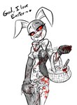 after_sex blood blood_on_body blood_on_clothing blood_on_face blood_on_hand bodily_fluids clothing cum cum_on_body cum_on_clothing cum_on_face female genital_fluids heart_eyes heart_symbol holidays knife solo torn_clothing soulcentinel easter five_nights_at_freddy's five_nights_at_freddy's:_security_breach scottgames steel_wool_studios vanny_(fnaf) animal_humanoid humanoid lagomorph lagomorph_humanoid leporid mammal mammal_humanoid patchwork_creature rabbit 2023 digital_media_(artwork)