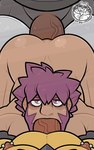 anal anal_penetration anthro anthro_penetrating anthro_penetrating_human anus beard belly black_body blush butt eye_roll facial_hair fellatio first_person_view genitals grey_body group group_sex gym_leader hair human_on_anthro human_penetrated humanoid_genitalia humanoid_penis interspecies male male/male male_penetrated male_penetrating male_penetrating_male male_pov multicolored_body muscular muscular_male nipple_piercing nipples nude oral oral_penetration overweight overweight_male pecs penetrating_pov penetration penile penile_penetration penis penis_in_ass penis_in_mouth piercing pokephilia purple_eyes purple_hair sex spitroast threesome trio two_tone_body yellow_body ursa-m1nor nintendo pokemon byron_(pokemon) aggron bastiodon fossil_pokemon generation_3_pokemon generation_4_pokemon human mammal pokemon_(species) 5:8 animated hi_res short_playtime