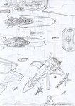 aircraft airplane ambiguous_gender anthro bird's-eye_view black_and_white cannon cloud comic distance english_text field france germany gun hair high-angle_view kitfox-crimson low-angle_view monochrome mountain railing ranged_weapon sketch sky skyscape solo spacecraft stolen_generation text unknown_species vehicle weapon