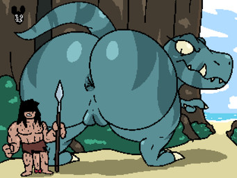 anus beach big_butt butt cliff duo female feral genitals huge_butt looking_at_another male male/female melee_weapon penis polearm sharp_teeth smile spear tail teeth vulva weapon luanctoons primal_(series) fang_(primal) spear_(primal) dinosaur human mammal prehistoric_species reptile saurischian scalie theropod tyrannosaurid tyrannosauroid tyrannosaurus tyrannosaurus_rex 2025 4:3 digital_media_(artwork) hi_res pixel_(artwork)