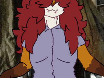 anthro big_breasts breasts brown_hair bursting_out bursting_out_of_clothing button_(fastener) button_pop clothed clothing collared_shirt curvy_figure dress_shirt duo female female/female fur hair huge_breasts long_hair looking_at_viewer overweight overweight_female red_hair shirt smile topwear unbuttoned wardrobe_malfunction mexifurfoof lucy_(mexifurfoof) maple_(mexifurfoof) canid canine felid fox lion mammal pantherine 4:3 animated digital_drawing_(artwork) digital_media_(artwork) meme short_playtime