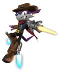 anthro belt biting_on_toothpick boots clothing cowboy cybernetics fangs fingerless_gloves flying footwear gloves handwear hat headgear headwear machine male shoes solo teeth toothpick goblin_king6 sega sonic_the_hedgehog_(comics) sonic_the_hedgehog_(series) fang_the_hunter dipodid jerboa mammal rodent 3d_(artwork) 4:5 digital_media_(artwork) hi_res