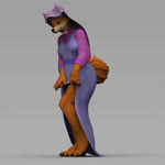 anthro barefoot claws clothed clothing clothing_lift dress dress_lift feet female fox_tail fur medieval medieval_clothing paws plantigrade robe solo standing toes bambookat disney robin_hood_(disney) maid_marian canid canine fox mammal red_fox true_fox 1:1 3d_(artwork) animated digital_media_(artwork) hi_res no_sound short_playtime turntable_(animation) webm