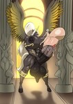 animal_genitalia animal_penis anthro balls big_balls big_breasts big_muscles big_nipples big_penis black_body black_lips black_nipples breasts bulge bulge_from_behind clitoral_hood clitoris distention duo equine_genitalia equine_penis extreme_size_difference female genitals hair herm hooves horn huge_balls huge_breasts huge_muscles huge_nipples huge_penis hyper hyper_balls hyper_breasts hyper_genitalia hyper_muscles hyper_nipples hyper_penis intersex intersex/female intersex_penetrating light_body light_skin lips macro_anthro macro_intersex markings multi_genitalia multi_penis multiple_penetration muscular nipples penetration penile penile_penetration penis penis_in_pussy ponytail pussy raised_wings sculpture sheath size_difference statue stretching temple vaginal vaginal_penetration white_hair wings lemonfont mythology faye_(shapeshifter) olexa_vrane equid equine human humanoid mammal mythological_creature mythological_equine winged_unicorn shapeshifter absurd_res hi_res