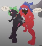 anthro anus duo_focus female group lenses male male/female ruddyrzaq deltarune hi-rez_studios paladins_(game) undertale_(series) moji_(paladins) ralsei bovid caprine goat lagomorph leporid mammal rabbit hi_res