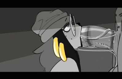 ambiguous_form anthro anthro_focus anthro_penetrated backsack balls balls_deep bedroom_eyes belly belly_inflation big_balls big_butt big_penis black_lips black_lipstick bodily_fluids breasts butt clothing cum cum_drip cum_from_mouth cum_in_mouth cum_inflation cum_inside cum_on_breasts cum_on_chest cum_overflow deep_penetration deep_throat drinking drinking_cum dripping duo ear_piercing ear_ring excessive_cum excessive_genital_fluids eye_roll eyebrows eyes_closed eyewear faceless_character faceless_female faceless_male featureless_breasts featureless_crotch fellatio female female_anthro female_focus female_penetrated floppy_ears freckled_face freckles genital_fluids genitals glasses gulp_(sound_effect) hair hat headgear headwear huge_penis inflation jewelry kiss_mark kneeling kneeling_oral_position large_penetration leaking_cum leg_grab lips lipstick lipstick_on_penis lipstick_ring looking_pleasured lop_ears makeup male male/female male_penetrating male_penetrating_anthro male_penetrating_female mostly_offscreen_character narrowed_eyes oral oral_penetration orgasm penetration penile penile_penetration penis penis_in_mouth piercing raised_inner_eyebrows rear_view retracted_balls ring_piercing saggy_balls saliva saliva_drip saliva_on_face saliva_on_penis saliva_string seductive sex side_view solo_focus thick_thighs thigh_gap thigh_grab throbbing throbbing_balls vein veiny_penis view_between_legs wearing_glasses wide_hipped_anthro wide_hipped_female wide_hips dokitokiii ounxh sound_warning nightshiftnyx_(va) soup_(peta_petaa) canid canine canis domestic_dog mammal 2024 2d_animation animated digital_media_(artwork) greyscale monochrome short_playtime sound video