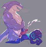 2_penises andromorph anthro big_dom_small_sub bodily_fluids cum cum_in_pussy cum_inside cum_on_body cum_on_face cumshot dominant ejaculation genital_fluids genitals heart_symbol hearts_around_head holding_leg intersex intersex/male intersex_penetrated male male/male multi_genitalia multi_penis muscular muscular_anthro muscular_male penetration penis pussy size_difference smaller_male smaller_penetrated tinyghostly epic_games fortnite axo_(fortnite) safety_first_steve_(fortnite) amphibian animal_humanoid axolotl axolotl_humanoid fish fish_humanoid humanoid marine marine_humanoid mole_salamander salamander shark shark_humanoid hi_res