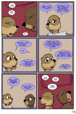 adolescent adolescent_anthro anthro asking asking_another asking_for_status base_three_layout black_nose bodily_fluids clothed clothing dialogue eyes_closed eyewear female female/female female_adolescent glasses grid_layout nude number question questioning_tone rank regular_grid_layout six_frame_grid six_frame_image speech_bubble sweat talking_to_another text three_row_layout yes-no_question young young_anthro thunderouserections study_partners lisa_(study_partners) sarah_(study_partners) beaver mammal mustelid otter rodent 2017 2:3 comic english_text hi_res