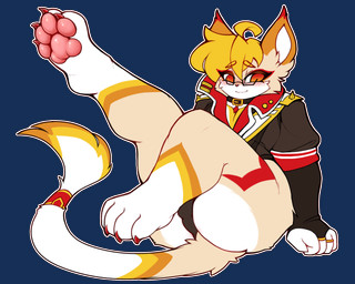 anthro bean blonde_hair blush bulge butt clothed clothing detailed_bulge embarrassed femboy fur hair leotard looking_away male military_uniform paws red_eyes simple_background smile solo spread_legs spreading tail thick_thighs uniform wide_hips tasticstarlight talia_(tasticstarlight) domestic_cat felid feline felis mammal 5:4 alpha_channel digital_media_(artwork) hi_res shaded