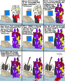 anthro armlet axe battle_axe blood bodily_fluids bored cash_register clothed clothing counter fur greeting hair humor inside jewelry male markings melee_weapon nude piercing public shocked solo standing store text weapon wings fenrir_lunaris canid canine canis collie domestic_dog herding_dog mammal pastoral_dog sheepdog 4:5 comic english_text hi_res