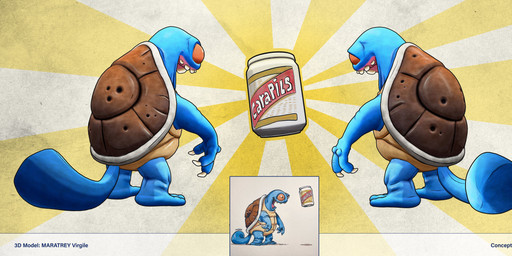 3_fingers 3_toes alcohol anthro beer beverage beverage_can blue_body blue_skin blue_tail brown_shell claws feet finger_claws fingers light male no_eyebrows noseless open_mouth open_smile pink_tongue red_eyes red_sclera shell simple_background smile solo standing tail teeth text three-quarter_view toes tongue white_claws yellow_background virgile_maratrey cara_pils nintendo pokemon generation_1_pokemon pokemon_(species) squirtle 2024 3d_(artwork) absurd_res adobe_photoshop_(artwork) artist_name colored digital_media_(artwork) english_description english_text hi_res lighting marmoset_toolbag_(artwork) meme reference_image shaded substance_painter_(artwork) zbrush_(artwork)