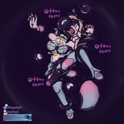 clothed clothing corruption female magical_girl_outfit panties starlight_luna stuck tentacles underwear upskirt trapknight kuromaru canid canine goo_creature mammal penis_creature 1:1 hi_res tagme
