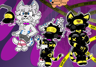 anthro barricade_tape blue_eyes brainwashing caution_tape clothing collar drone dronesuit dronification footwear fur gas gas_mask gender_transformation goo_transformation intersex intersex/male latex latex_clothing liquid_latex male male/male mask mind_break mind_control null null_bulge socks solo spiral spiral_eyes tail text transformation transformation_sequence white_body white_fur moxxiecd domestic_cat felid feline felis mammal english_text hi_res