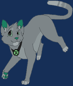 ambiguous_gender black_collar collar digitigrade eyebrows feral fur green_body green_fur green_inner_ear green_nose green_pawpads grey_inner_ear_fluff head_tuft inner_ear_fluff pawpads paws raised_eyebrow simple_background smile smirk solo tail transparent_background tuft sebdoggo domestic_cat felid feline felis mammal 2017 aliasing alpha_channel digital_drawing_(artwork) digital_media_(artwork) flat_colors full-length_portrait microsoft_paint_(artwork) portrait