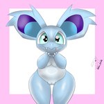 blue_eyes clitoris fangs female front_view genitals pussy simple_background smile smiling_at_viewer solo teeth vulpine_corvid nintendo pokemon bianca_(vulpine_corvid) generation_1_pokemon nidorina pokemon_(species) 1:1 absurd_res hi_res