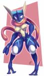 anthro breasts butt butt_from_the_front female genitals long_tongue nipples nude pussy simple_background solo thick_thighs tongue kicktyan nintendo pokemon amphibian generation_6_pokemon greninja pokemon_(species) absurd_res digital_media_(artwork) hi_res