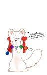 anal_beads fur sex_toy solo white_body white_fur limxxaa asian_mythology chinese_mythology east_asian_mythology fabulous_beasts fenz_(studio) mythology tubaoshu_(youshouyan) domestic_ferret mammal mustelid musteline true_musteline weasel 5:8 hi_res female_(lore)