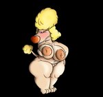 3_toes anthro areola belly big_areola big_breasts big_hair blonde_hair breasts brown_areola eyelids eyes_closed feet female fluffy fluffy_hair fur genitals glistening glistening_areola glistening_nose hair hand_on_hip heart_nose heart_symbol humanoid_genitalia humanoid_pussy inverted_nipples legs_together lidded_eyes light_body light_breasts light_face light_pussy light_skin light_tail monotone_belly monotone_body monotone_breasts monotone_face monotone_feet monotone_genitals monotone_hair monotone_skin multicolored_tail navel nipples nude plump_labia puffy_areola puffy_hair pussy red_nose short_stack simple_background slightly_chubby snout solo standing tail tan_belly tan_body tan_breasts tan_face tan_feet tan_pussy tan_skin tan_tail teeth thick_thighs thin_tail toes toony transparent_background two_tone_tail wheat_body wheat_breasts wheat_face wheat_skin wide_hips yellow_body yellow_fur yellow_tail fuzefurry catdog_(series) nickelodeon shriek_dubois canid canine canis domestic_dog mammal poodle absurd_res alpha_channel full-length_portrait hi_res portrait