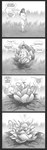 areola assimilation blush breasts dialogue duo eyes_closed female flower genitals grass hair happy heart_symbol hug nipples nude petals plant plant_transformation pussy slightly_chubby smile solo_focus species_transformation speech_bubble standing text transformation transformation_sequence vines strawberrytfs european_mythology mythology berry_(strawberrytfs) alraune canid canine canis domestic_dog elemental_creature flora_fauna human hunting_dog mammal saluki sighthound 2023 absurd_res artist_name comic english_text hi_res monochrome sequence shaded story