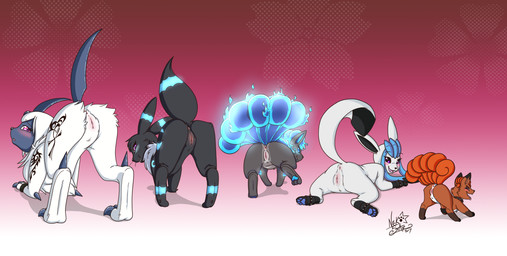 Rating: e
ID: 2453176
Date: 2020-10-19 06:12:25 -0400
Status: active
Score: 57
2017 absol anus blush butt eeveelution female feral fur genitals glaceon group hi_res larger_female looking_at_viewer looking_back nekostar nintendo pokémon pokémon_(species) presenting presenting_hindquarters pussy raised_tail signature simple_background size_difference smaller_female smile sploot take_your_pick umbreon video_games vulpix 2017 absol anus blush butt eeveelution female feral fur genitals glaceon group hi_res larger_female looking_at_viewer looking_back nekostar nintendo pokémon pokémon_(species) presenting presenting_hindquarters pussy raised_tail signature simple_background size_difference smaller_female smile sploot take_your_pick umbreon video_games vulpix