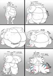 2020 after_vore anthro anthro_pred areola arthropod belly belly_expansion big_belly big_breasts biped bodily_noises breast_expansion breast_squeeze breasts changeling comic contact_onomatopoeia cutie_mark cutie_mark_theft death dialogue different_sound_effects digestion digital_media_(artwork) duo english_text expansion extended_sound_effect face_imprint failed_attempt fatal_vore female female_pred female_prey friendship_is_magic greyscale growth hand_imprint hasbro heart_areola hi_res holding_belly hole_(anatomy) horn huge_belly huge_breasts huge_thighs hyper hyper_belly hyper_breasts impact_onomatopoeia imprint looking_pleasured mass_vore moan monochrome multiple_prey my_little_pony my_little_pony:_the_movie_(2017) mythological_creature mythological_equine mythology nude offscreen_character omny87 onomatopoeia open_mouth oral_vore pain queen_chrysalis_(mlp) rapid_digestion restricted_palette rumbling_stomach solo sound_effect_variant sound_effects squeezing stretch_(sound_effect) stripes struggling talking_to_another tattooification taunting text text_emphasis thick_thighs thud tongue tongue_out trait_theft underline venus_figure vore vore_tattoo vowelless vowelless_sound_effect vowelless_vocalization weight_gain