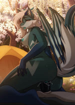 anthro anthro_on_anthro anthro_penetrated anthro_penetrating anus balls bodily_fluids breasts camping cozy cum cum_inside detailed_background duo erection female forest from_behind_position genital_fluids genitals grin hair horn looking_pleasured low-angle_view male male/female naughty_face nude nude_anthro on_bottom on_top orgasm penetration penis plant pussy reverse_cowgirl_position sex smile tent tree vaginal vaginal_fluids vaginal_penetration white_hair nemuisemi semililcicada mythology azure_(azurevi2) fan_character ineq canid canine canis dragon jackal mammal mythological_creature mythological_scalie scalie animated frame_by_frame hi_res no_sound short_playtime webm