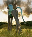 3d_(artwork) absurd_res anus arrogant arthropod blender_(artwork) bodily_fluids changeling clitoral_winking clitoris cloud crossed_legs detailed_background digital_media_(artwork) female feral forest friendship_is_magic genital_fluids genitals grass hasbro hi_res hill looking_at_viewer looking_back low-angle_view my_little_pony plant presenting proud pussy queen_chrysalis_(mlp) radiomann01_(artist) raised_tail sky solo standing sunrise tail tree vaginal_fluids