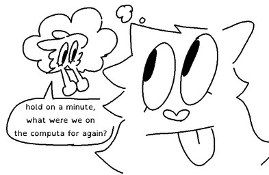 anthro dialogue duo female heart_nose heart_symbol looking_at_another solo speech_bubble text thought_bubble tongue tongue_out bigsteppies noodle_(aimkid) domestic_ferret lagomorph leporid mammal mustelid musteline rabbit true_musteline weasel english_text monochrome