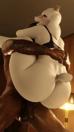 anthro balls brown_body brown_penis brown_skin carrying_another clothed clothing dark_body dark_penis dark_skin duo erection eyewear faceless_character faceless_male female female_penetrated fur genitals glasses male male/female mature_female partially_clothed penetration penis sex tail white_body white_fur schwarzelencre dogzeela_(modeler) undertale undertale_(series) toriel bovid caprine goat human mammal 3d_(artwork) 9:16 digital_media_(artwork) hi_res