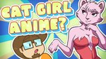 anthro beard breasts brown_eyes brown_hair cleavage clothed clothing duo eyewear facial_hair female fur glasses hair male surprise topwear flutterspartan bagi_the_monster_of_mighty_nature osamu_tezuka pngtuber saberspark vtuber bagi saberspark_(character) cougar felid feline human mammal 16:9 2020 widescreen