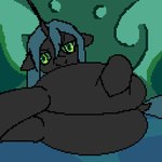 big_butt butt changeling_hive changeling_queen female feral genitals imminent_sex inviting looking_at_viewer pussy solo teasing ruanshi friendship_is_magic hasbro my_little_pony queen_chrysalis_(mlp) arthropod changeling equid equine horse mammal pony 1:1 animated digital_media_(artwork) hi_res pixel_(artwork) short_playtime