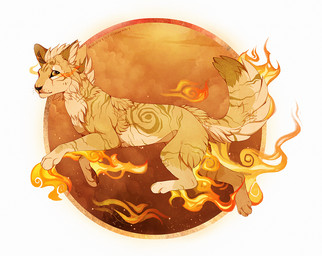 amber_eyes ambiguous_gender black_nose brown_pawpads circle_eyebrows cloud countershade_face countershade_legs countershade_neck countershade_tail countershade_torso countershading eyebrows feral fire fluffy fluffy_tail fur head_markings inner_ear_fluff markings no_sclera orange_body orange_fur orange_sky pawpads paws quadruped sky solo star starry_sky striped_body striped_markings striped_tail stripes swirl_pattern tail tail_markings tan_body tan_fur text tuft yellow_eyes maplespyder warriors_(book_series) lionblaze_(warriors) classic_tabby domestic_cat felid feline felis mammal tabby_cat 2015 artist_name cel_shading colored digital_media_(artwork) digital_painting_(artwork) orange_theme painting_(artwork) shaded warm_colors male_(lore)