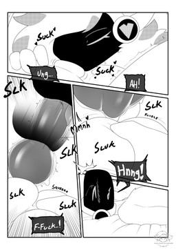 anthro ball_fondling balls blush bodily_fluids breasts dialogue dominant dominant_female erection eyes_closed fellatio female fondling genitals heart_symbol knot knotted_penis larger_female looking_pleasured machine male male/female mature_female moan natural_breasts onomatopoeia oral orgasm_face penile penis profanity sex size_difference sound_effects sucking sweat sweaty_breasts text throbbing throbbing_penis jadenarts jaden_(jadenarts) smeg_(jadenarts) armorless_protogen protogen absurd_res comic english_text hi_res monochrome incest_(lore) mother_(lore) mother_and_child_(lore) mother_and_son_(lore) parent_(lore) parent_and_child_(lore) parent_and_son_(lore) son_(lore)