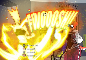 anthro beak big_breasts black_clothing black_crop_top black_leotard black_panties black_shirt black_topwear black_underwear bottomwear breasts cleavage_cutout clothed clothing crop_top cutout detailed_background eyelashes feathers female fire group hoodie instagram_logo leotard low-riding male midriff multicolored_body multicolored_feathers open_mouth open_smile panties pants red_body red_bottomwear red_clothing red_feathers red_hoodie red_pants red_sweatpants red_topwear reddit_logo shirt skimpy smile sweatpants tail tail_feathers text tiktok_logo topwear transformation trio two_tone_body two_tone_feathers underwear white_body white_feathers x_logo yellow_eyes aabramsart instagram reddit tiktok x_(social_media) ashley_(aabramsart) tanya_(aabramsart) avian bird elemental_creature elemental_humanoid fire_creature fire_humanoid human humanoid mammal 2026 artist_name digital_drawing_(artwork) digital_media_(artwork) hi_res watermark