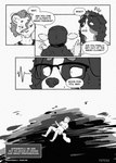 anthro bodily_fluids clothing dialogue eyewear fangs female glasses group hair male markings mole_(marking) ponytail speech_bubble sweat sweatdrop teeth text trio fefece alfred_(fefece) gigi_(fefece) prudy_(fefece) bernese_mountain_dog canid canine canis domestic_dog felid giraffid mammal molosser mountain_dog pantherine prehistoric_species saber-toothed_tiger swiss_mountain_dog comic hi_res