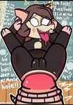 ahegao anal anal_penetration anthro anthro_penetrated anus brown_hair buckteeth camel_toe clothing dot_eyes duo earpiece exclamation_point extreme_penetration female female_penetrated first_person_view hair huge_penetration human_on_anthro human_penetrating human_penetrating_anthro hypnosis interspecies larger_human larger_male looking_pleasured male male/female male_penetrating male_penetrating_female micro mind_break mind_control open_mouth penetration penile penile_penetration profanity ridiculous_fit sex shallow_penetration size_difference skinsuit smaller_anthro smaller_female stretched_anus teeth text tight_clothing tight_fit tongue tongue_out white_body conditional_dnp mykendyke animaniacs warner_brothers julia_brain human mammal mouse murid murine rodent absurd_res english_text hi_res