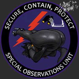 anthro big_butt black_body black_fur bottomless breasts butt clothed clothing duo female flexible footwear fur glistening glistening_butt high_heels huge_butt patch_(fabric) shoes thick_thighs wide_hips sligarthetiger scp_foundation scp-1471-a canid canine malo mammal 1:1 2022 hi_res