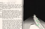 anomaly bridge diary female first_person_view fur inventory journal list paper post-apocalyptic reaching science_fiction snout survival text white_body white_fur from_the_archives canid canine mammal void_(disambiguation) dated english_text hi_res sketch spot_color story