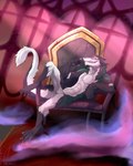 anthro chair furniture male smoke solo tail vape theohan sergal 4:5 absurd_res hi_res