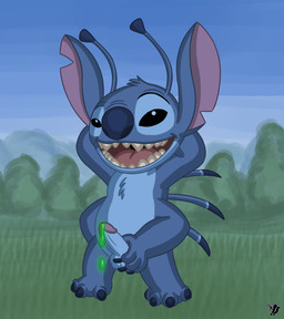 4_arms 4_fingers 4_toes antennae_(anatomy) anthro back_spines balls black_eyes blue_body blue_claws blue_fur blue_nose bodily_fluids chest_tuft claws colored_cum cum cumshot day dipstick_antennae ejaculation erection feet finger_claws fingers fur genital_fluids genitals glowing glowing_cum green_cum hand_on_penis hands_behind_head head_tuft humanoid_genitalia humanoid_penis looking_at_viewer male masturbation multi_arm multi_limb multicolored_antennae notched_ear open_mouth open_smile orgasm outside penile penile_masturbation penis plant smile solo standing teeth toes tuft unusual_bodily_fluids unusual_cum unusual_genital_fluids omatic disney lilo_and_stitch stitch_(lilo_and_stitch) alien experiment_(lilo_and_stitch) 2025 digital_media_(artwork)