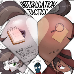 big_butt blue_body bodily_fluids brown_body butt clothed clothing cutie_mark dialogue female feral green_eyes grey_body group hair horn long_hair looking_pleasured male open_mouth profanity purple_eyes saliva sweat tail talking_feral teeth text tongue trio unicorn_horn aer0_zer0 hasbro my_little_pony mythology case_closed_(character) fan_character news_flash slashing_prices equid equine horse mammal mythological_creature mythological_equine pony unicorn 1:1 2026 absurd_res english_text hi_res daughter_(lore) mother_(lore) mother_and_child_(lore) mother_and_daughter_(lore) parent_(lore) parent_and_child_(lore) parent_and_daughter_(lore)