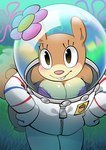 female flower fur male male/female plant smile solo spacesuit squeal texas monodie nickelodeon spongebob_squarepants patrick_star sandy_cheeks spongebob_squarepants_(character) hi_res