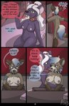 absurd_res alice_the_witch anthro bed comic drunk duo embrace english_text female female/female furniture hi_res hiccuping hug hyena liquor_witch magic magic_user mammal murid murine nude rat rodent roxythefoxy substance_intoxication text witch