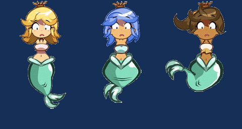 blonde_hair blue_hair bouncing_breasts bound breasts brown_body brown_hair brown_skin clothing eyebrows eyelashes female group hair monster_girl_(genre) navel open_mouth ponytail split_form topwear tube_top wide_hips unknown_artist shantae:_half-genie_hero shantae_(series) wayforward animal_humanoid aquatic aquatic_humanoid fish fish_humanoid humanoid merfolk animated official_art
