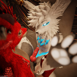 against_surface against_wall anal anal_penetration animal_genitalia animal_penis anthro anthro_on_anthro anthro_penetrated anthro_penetrating anthro_penetrating_anthro balls biped black_body black_fur blue_body blue_fur bodily_fluids canine_genitalia canine_penis claws clothing cum cum_dripping_from_penis cum_in_ass cum_inside cum_on_belly cum_on_body cum_on_penis depth_of_field dominant duo erection fur genital_fluids genitals grey_body grey_fur hair holding_leg inside knot knotted_penis living_room male male/male male_penetrated male_penetrating male_penetrating_male multicolored_body nude on_ground open_mouth orgasm paws penetration penis pink_penis red_body red_fur red_penis reflection sex slim slim_anthro slim_male slim_sub smile standing submissive submissive_male tail white_body white_fur dragonplayer gigi2k sneoxsnow_(character) canid canine canis fox mammal rexouium 1:1 3d_(artwork) absurd_res blender_(artwork) blender_cycles_(artwork) digital_media_(artwork) hi_res