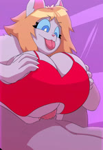 anthro big_breasts big_penis breast_play breasts duo female genitals hand_on_breast huge_breasts male male/female penis sex solo_focus teeth titfuck tongue tongue_out toafloast lily_(toafloast) domestic_cat felid feline felis mammal 2d_animation absurd_res animated hi_res no_sound short_playtime webm