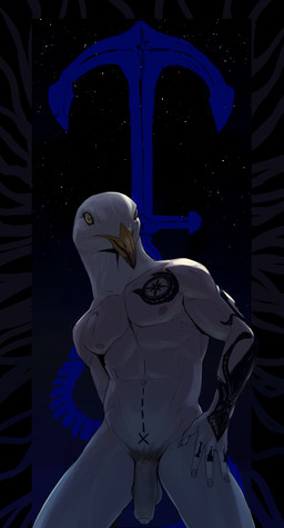 abs balls beak for_a_head foreskin genitals humanoid_genitalia humanoid_penis male muscular muscular_male navel nipples pecs penis pubes tattoo asurii animal_head animal_humanoid avian bird humanoid absurd_res digital_drawing_(artwork) digital_media_(artwork) hi_res