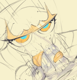 antennae_(anatomy) bodily_fluids duo eyelashes faceless_character fellatio female genitals interspecies long_tongue offscreen_character oral penile penis pokephilia saliva saliva_on_penis sex tongue tongue_out tongue_wrapped_around_penis tonguejob translucent translucent_body yellow_tongue nobite nintendo pokemon arthropod generation_7_pokemon humanoid insect pheromosa pokemon_(species) ultra_beast